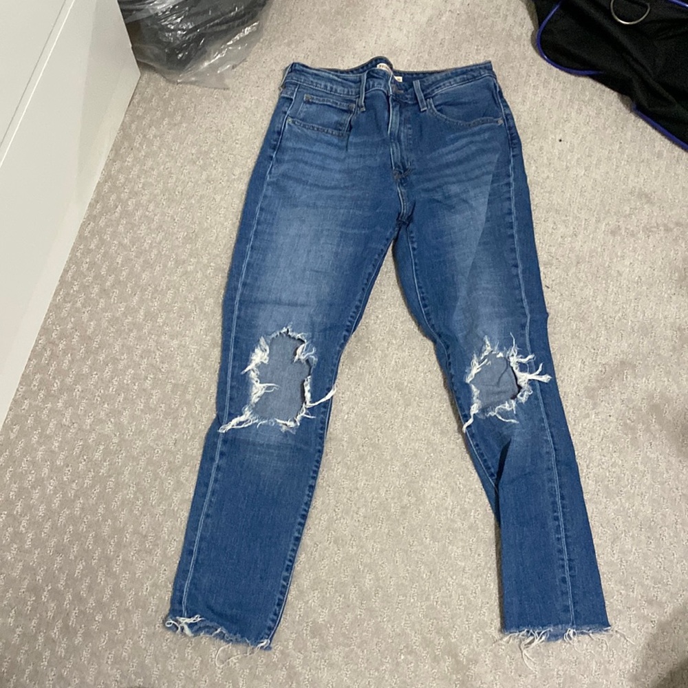 Blue Levi’s jeans
